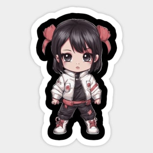 Snuggle Cuddly Cuties Kawaii Girl Sticker